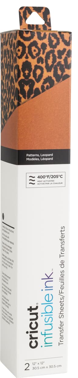 Cricut Infusible Ink siirtoarkit (2 kpl, leopardi)