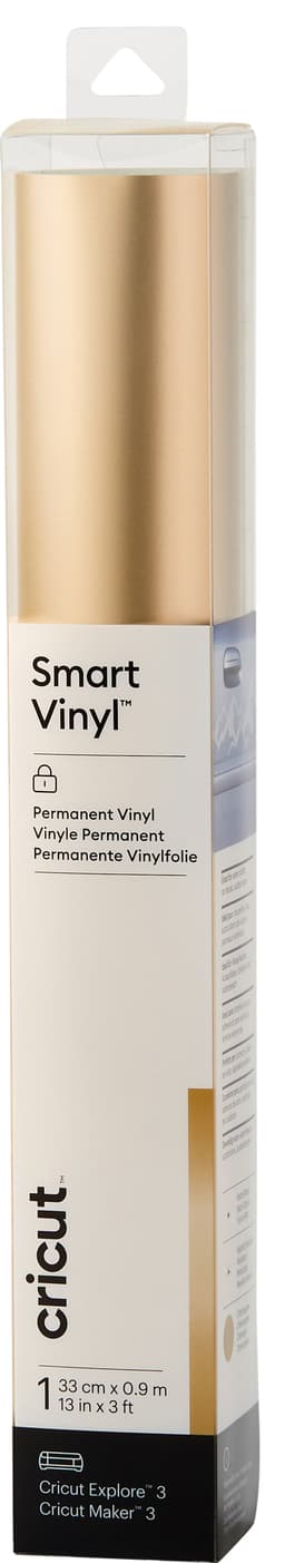 Cricut Smart Vinyl Permanent arkki 33 x 91 cm (matta shampanja)