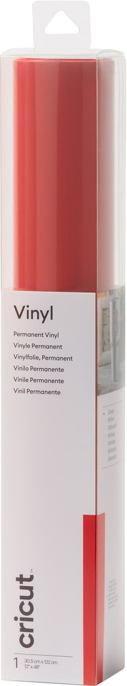 Cricut Premium Vinyl Permanent vinyylirulla (punainen)