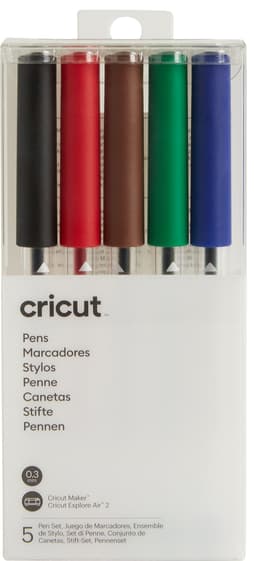 Cricut Explore Maker Fine Point kynäpakkaus 5 kpl (Basics)