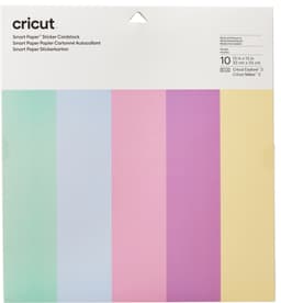 Cricut Smart Sticker kartonkiarkit 10 kpl (pastellit)