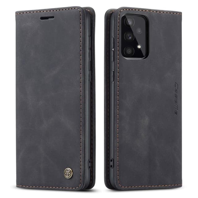 CASEME Retro Lompakkokotelo Samsung Galaxy A33 5G - Musta