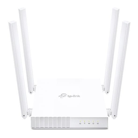 TP-LINK Dual Band Router Archer C24 802.11ac, 300+433 Mbit/s, 10/100 Mbit/s, Ethernet LAN (RJ-45) -portit 4, MU-MiMO Kyllä, Antennityyppi 4xKiinteä