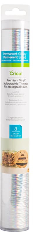 Cricut Premium Permanent Vinyl arkki 3 kpl (hologrammihohto)