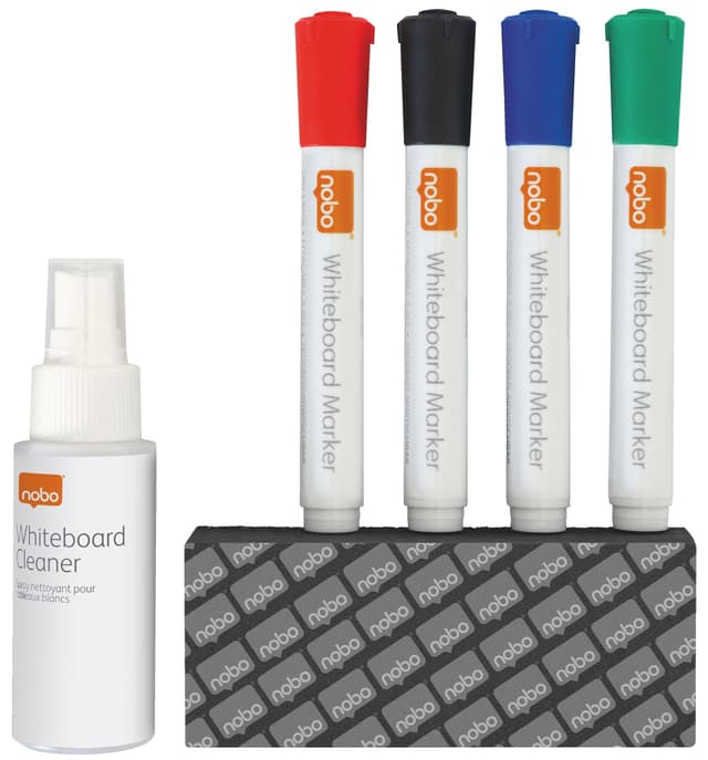 Nobo Starter Kit valkotaululle