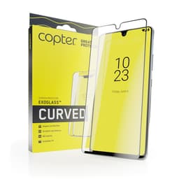 Copter Exoglass Kaareva Kehys iPhone 15 Plus - Musta Täysliima