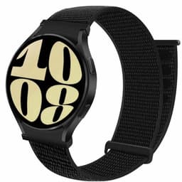 Nailon kellon renneke No-Gap Samsung Galaxy Watch 6 (44mm) - Dark Blac