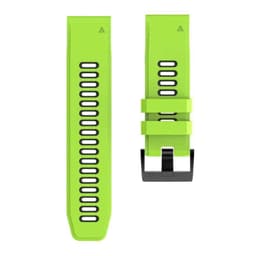 Twin kellon ranneke Garmin Quatix 7X - Lime/musta