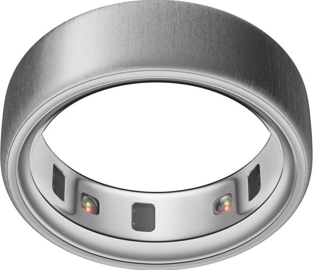 Oura Ring 4 älysormus koko 7 (harjattu hopea)