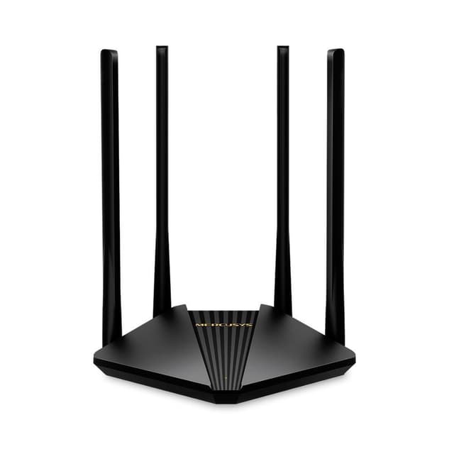 Mercusys AC1200 langaton kaksikaistainen Gigabit-reititin MR30G 802.11ac, 867+300 Mbit/s, Ethernet LAN (RJ-45) -portit 2 × Gigabit LAN-portit, antennityyppi 4 × 5 dBi kiinteät suunnatut antennit, musta