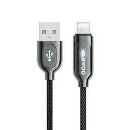 BWOO USB - iPhone - 2,4A Musta