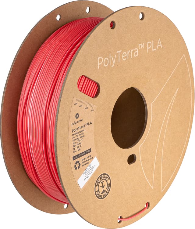 Polymaker - PolyTerra PLA Dual - Flamingo (Pink-Red) - 1.75mm - 1kg / Default Title