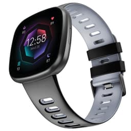 Twin Sport Rannekoru Armband Fitbit Sense 2 - Musta/harmaa