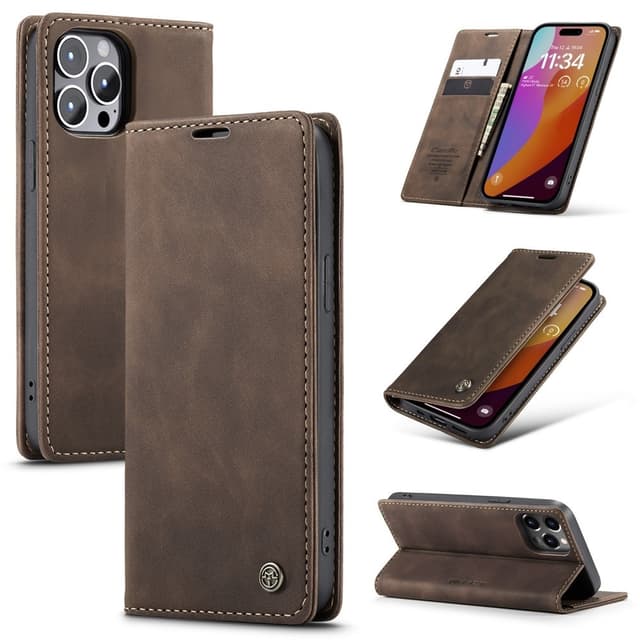 CASEME Retro lompakkokotelo iPhone 16 Pro Max