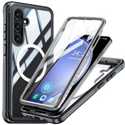 Pudotus- ja naarmuuntumaton matkapuhelinkotelo Samsung Galaxy S24 -sarjalle Musta Samsung Galaxy S24 Ultra