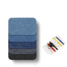 5-osaiset silitysraudat kankaiden korjauspaikat denim-korjauspaikat
