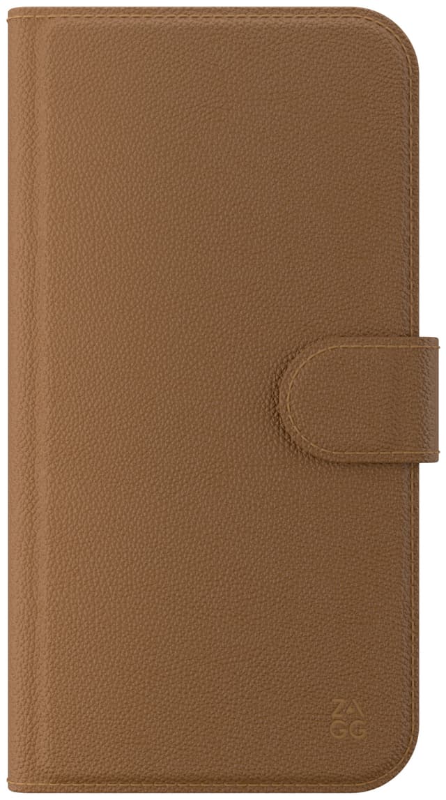 Zagg iPhone 12/12 Pro lompakkokotelo (ruskea)