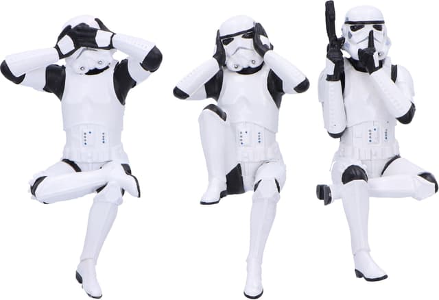 Nemesis Now Three Wise Sitting toimintafiguuri (Stormtroopers)