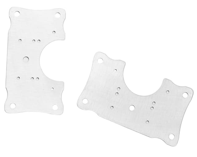Huonekalujen saranoiden korjauslevy 9x5 cm ruostumatonta terästä 2-pakkaus