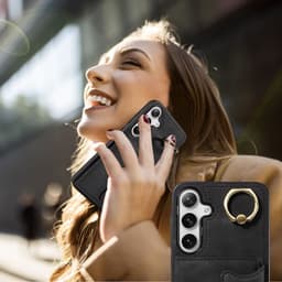 Monikäyttöinen puhelinkotelo korttitelineellä Samsungille Samsung Galaxy S24 Ultra