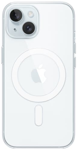 iPhone 15 MagSafe läpinäkyvä suojakuori