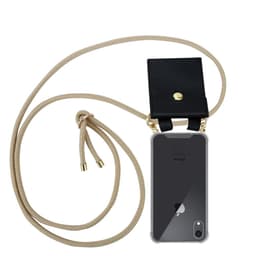 iPhone XR Suojakuori Kotelo Ketju (Ruskea)