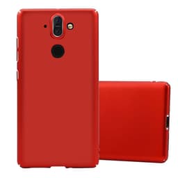 Nokia 8 Sirocco Suojakuori Kotelo Cover (Punainen)
