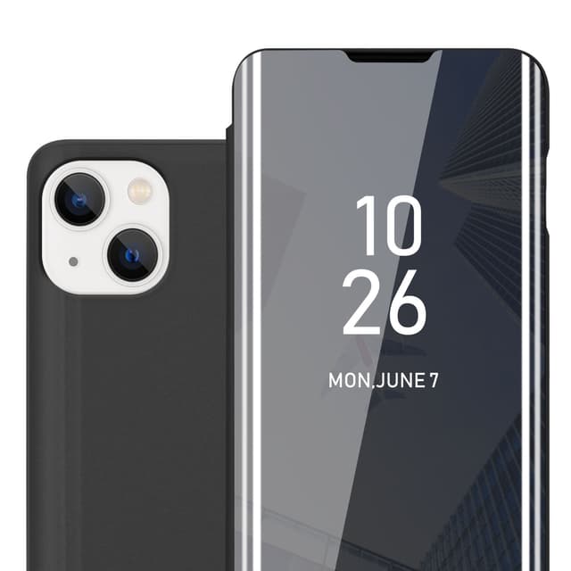 Suojakuori iPhone 14 Lompakkokotelo (Musta)