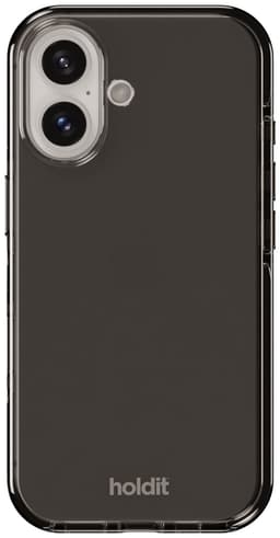Holdit Seethru iPhone 16 suojakuori (musta)