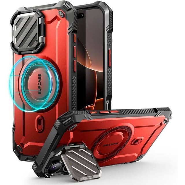 SUPCASE UB Mag XT kuori iPhone 16 Pro - Ruddy