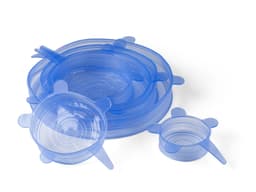 Stretch lids 6 pcs silicone