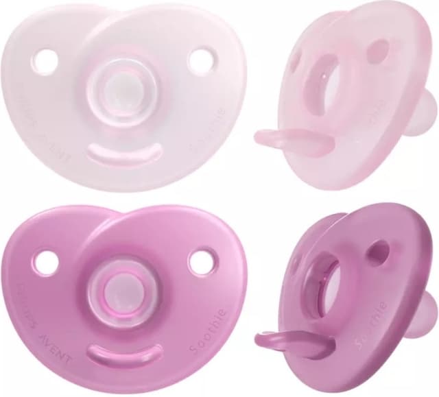 Philips Avent SCF099/22 Soothie -tutit, 0 - 6 kk, 2 kpl, punainen
