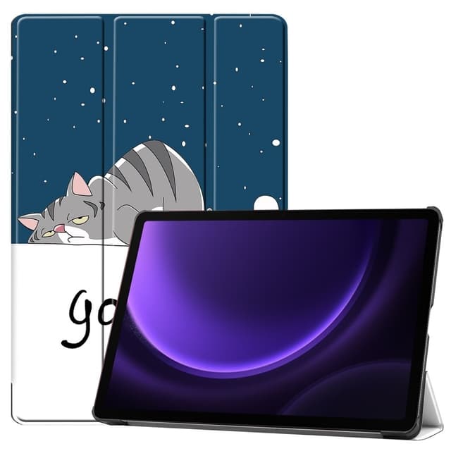 Kolmen taittotelineen älykotelo Samsung Galaxy Tab S9 FE -puhelimelle
