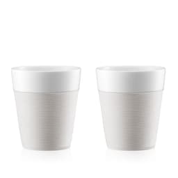 Bodum 2 kpl mukeja silikonireunuksella BISTRO 0.3 L