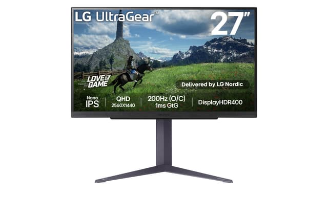 LG UltraGear 27GS85Q 27" pelinäyttö