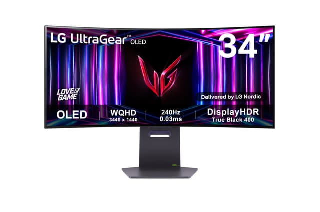 LG UltraGear 34GS95QE 34" OLED kaareva pelinäyttö
