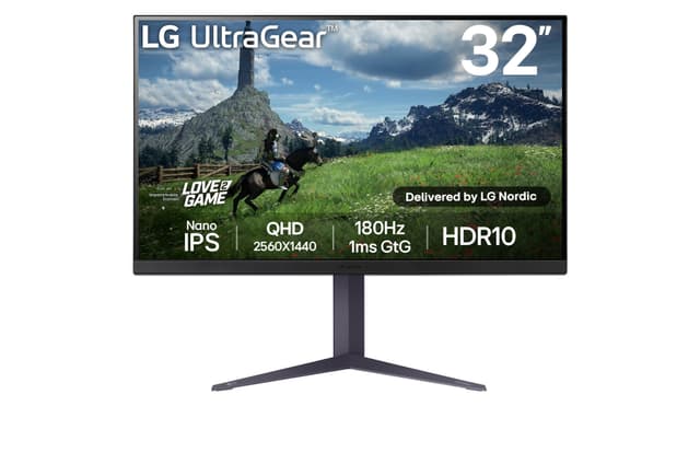 LG UltraGear 32GS85Q 31,5" pelinäyttö