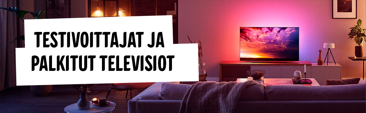 Testeissä menestyneet televisiot eri koko- ja hintaluokissa Testivoittajat