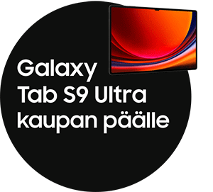Ostaessasi Galaxy Book3 Ultra -tietokoneen 13.11. - 24.12.2023 välisenä aikana, saat Samsung Galaxy Tab S9 Ultra Wifi 256GB -tabletin kaupan päälle. Rekisteröi ostoksesi 13.11.2023-21.1.2024 välisenä aikana.