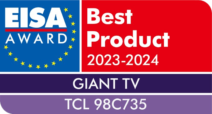 TCL 98C735 voitti parhaan television palkinnon sarjassa ”Suuret televisiot” kaudella 2023/24. Lue lisää alla olevasta linkistä.