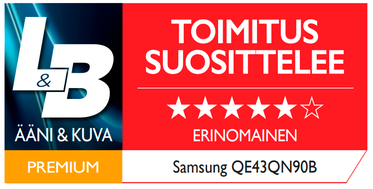 Samsung QN90B: Hyvä kirkkaus, matala viive ja liitäntävaihtoehdot tekevät Samsung QN90B:stä kiinnostavan mallin pelaamiseen ja muuhun tv-viihteeseen.