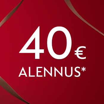 *Saat 40 €:n alennuksen ostaessasi Nespresso Vertuo POP -kahvikoneen, 60 €:n alennuksen ostaessasi Nespresso Vertuo Next tai Nespresso Vertuo Plus -kahvikoneen, tai 80 €:n alennuksen ostaessasi Nespresso Vertuo Lattissima tai Nespresso Vertuo Creatista -kahvikoneen 7.12.2023-7.1.2024 välisenä aikana.