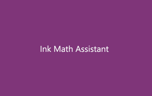 Ink Math Assistant Ink Math Assistant