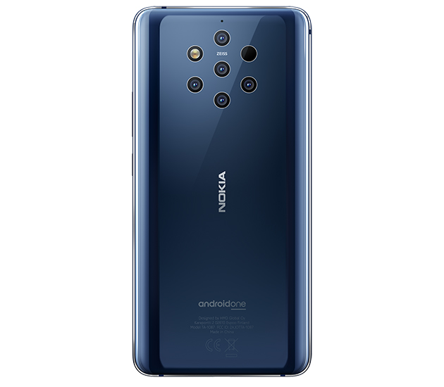 Nokia 9 Pureview -puhelimen takakansi Nokia 9 Pureview -puhelimen takakansi.