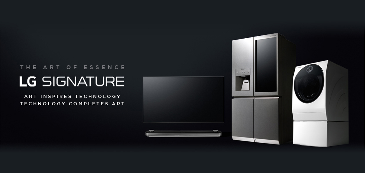LG SIGNATURE: The Art of Essence LG SIGNATURE: The Art of Essence – LG:n innovatiiviset kodinkoneet
