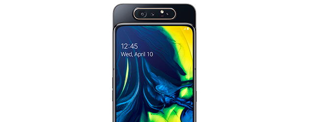 Samsung Galaxy A80 Samsung Galaxy A80:ssa on kirkas SuperAMOLED-näyttö.
