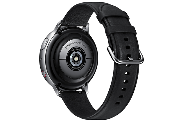 Samsung Galaxy Watch Active 2 Hopeanvärinen Samsung Galaxy Watch Active 2 -älykello.