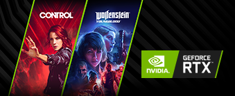 Osta GeForce RTX, saat Control- ja Wolfenstein: Youngblood -pelit Osta GeForce RTX, saat Control- ja Wolfenstein: Youngblood -pelit