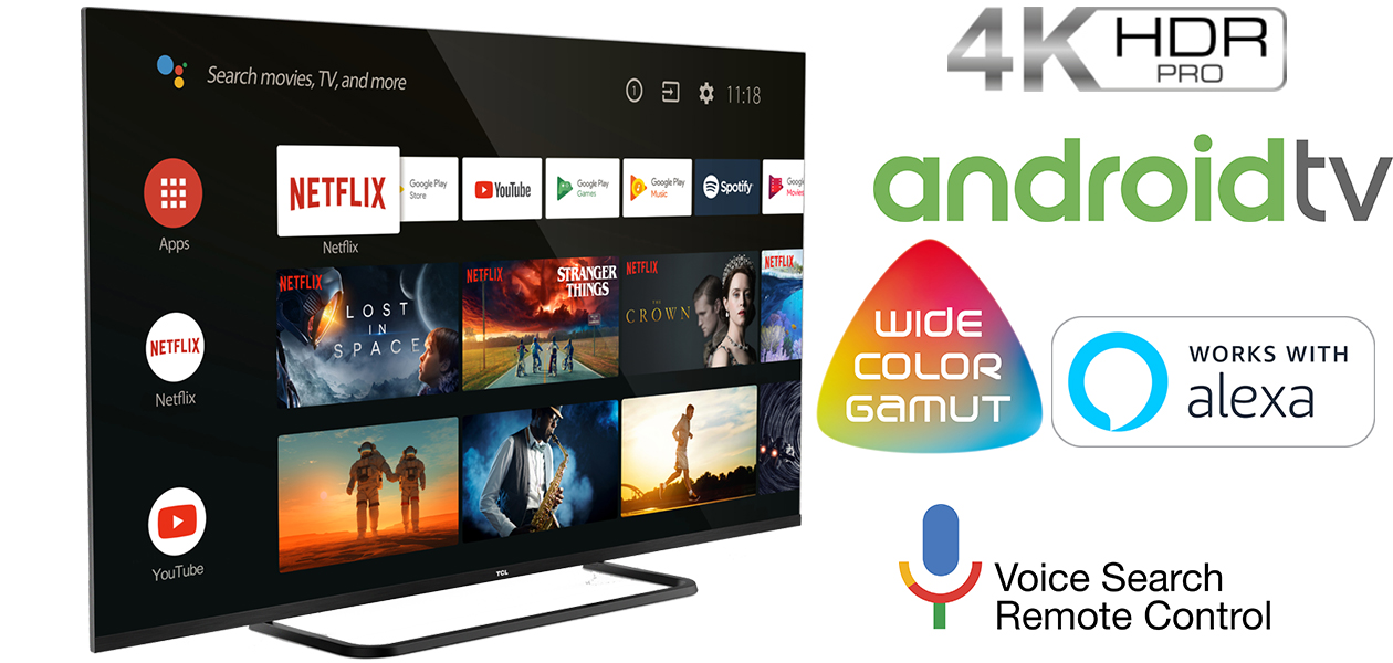 EP68-sarja yhdistää 4K HDR PRO -kuvanlaadun, Dolby Vision -tekniikan, Android 9.0 -käyttöjärjestelmän ja kehyksettömän ruudun. Täysmetallinen runko tekee siitä todellisen muotovalion, joka sulautuu kotisi sisustukseen. TCL EP68-sarjan televisioiden valikot ovat tehty mahdollisimman käyttäjäystävällisiksi.