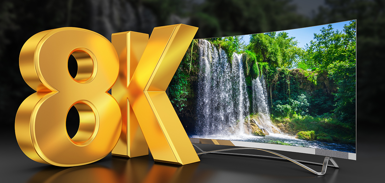8K-tarkkuus on toistaiseksi paras televisiolle saatava kuvantarkkuus. 8K-tarkkuus on toistaiseksi paras televisiolle saatava kuvantarkkuus.